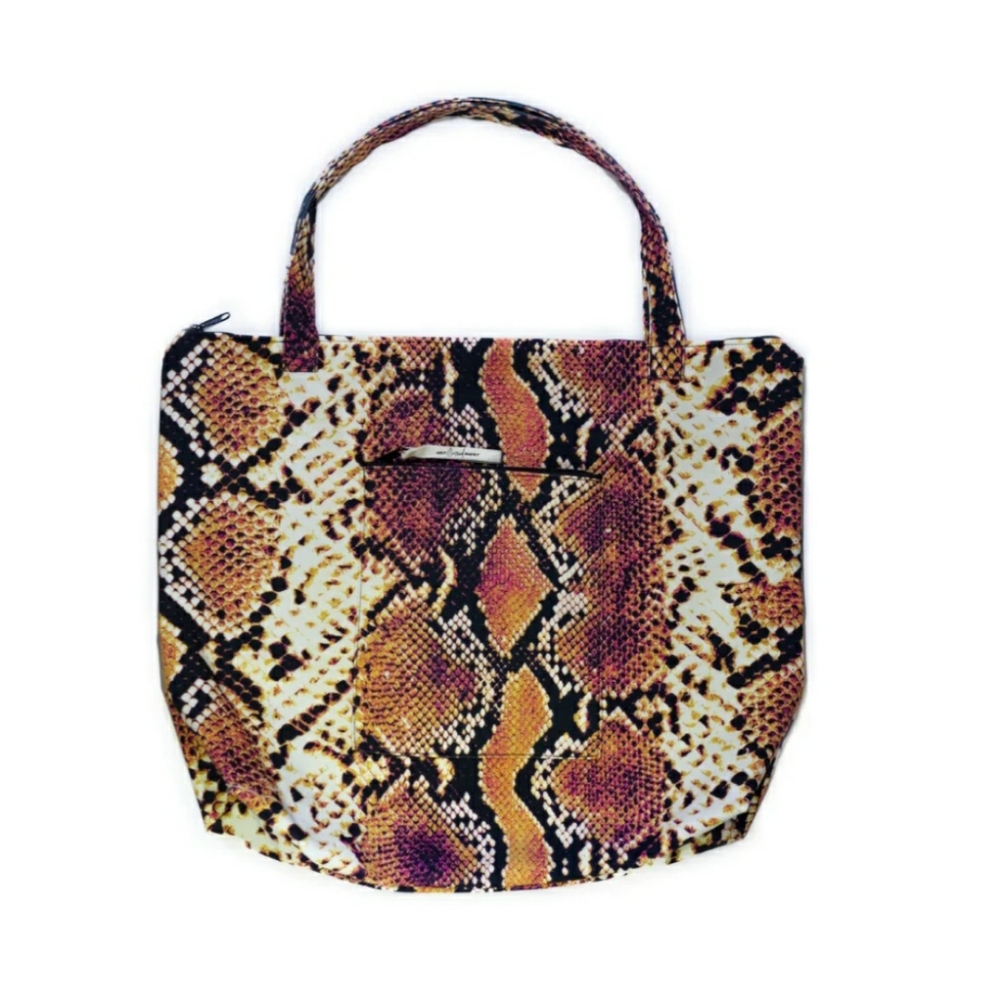 Waterproof python tote bag beach